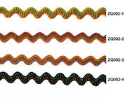 Ev Tekstil Modası 4 Sınıf Polyester Zigzag Dantel Rick Rack Trim